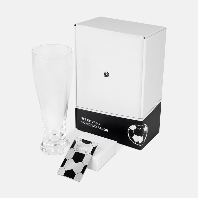 electronica Bebidas SET DE VASO Y DESTAPADOR SOCCER SOC 430